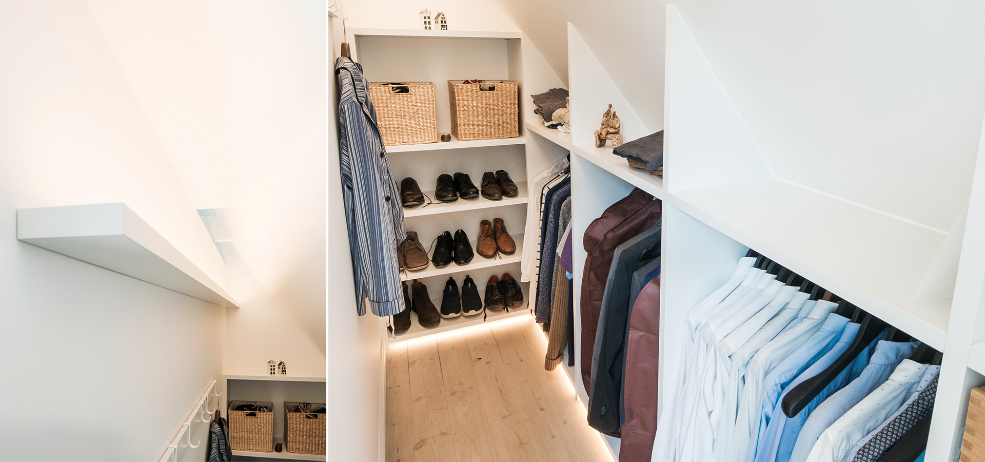 Frivillig komme ud for resterende Walk-in-closet - Garderobe indretning | SØNDERBORG KØKKEN